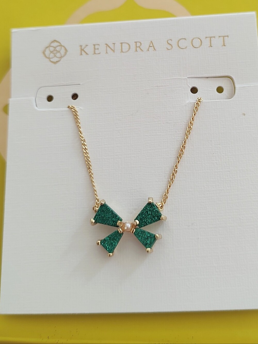 NWT & Box Kendra Scott Blair Bow Necklace